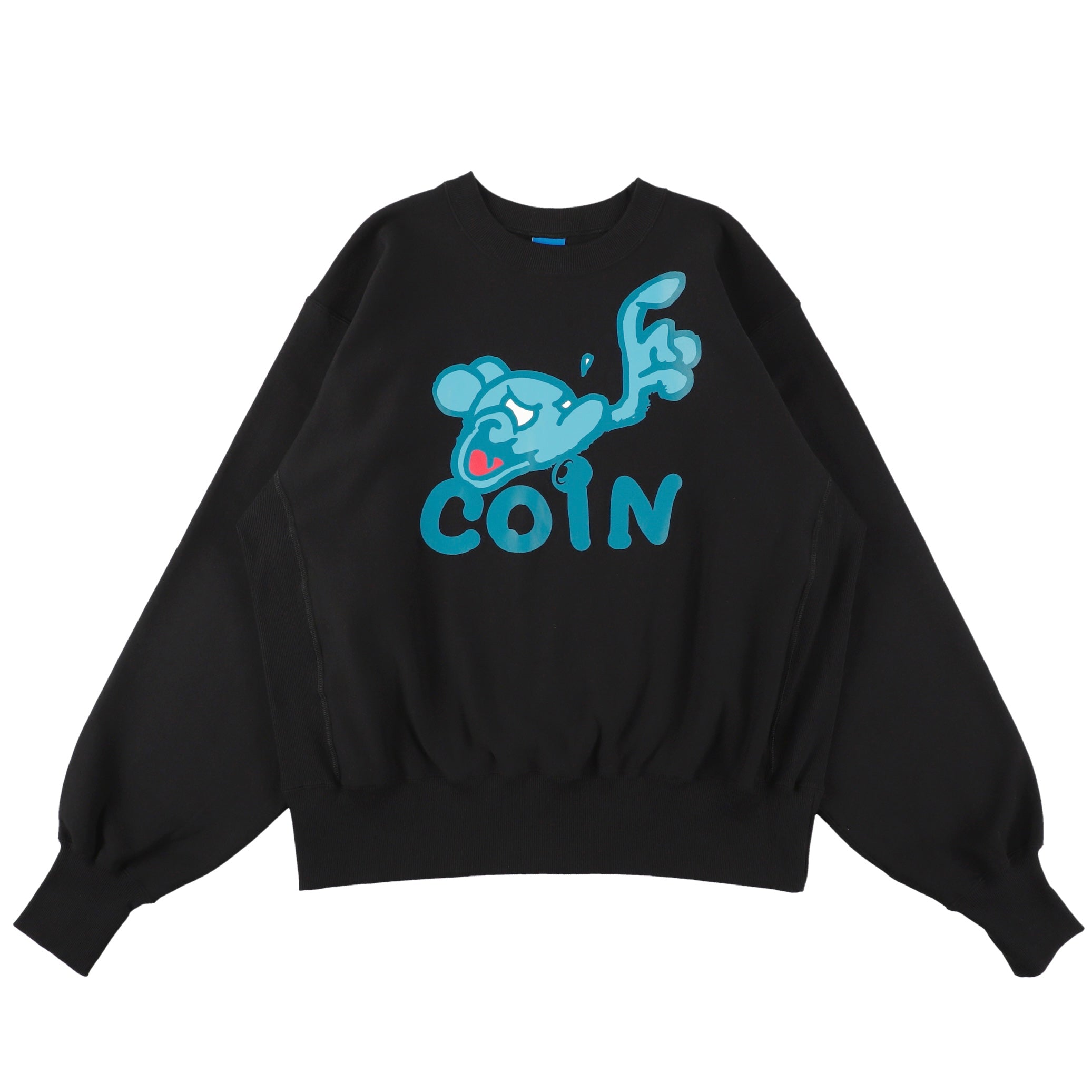 Mr.Shirai Coin SWEAT / Black – COIN PARKING DELIVERY