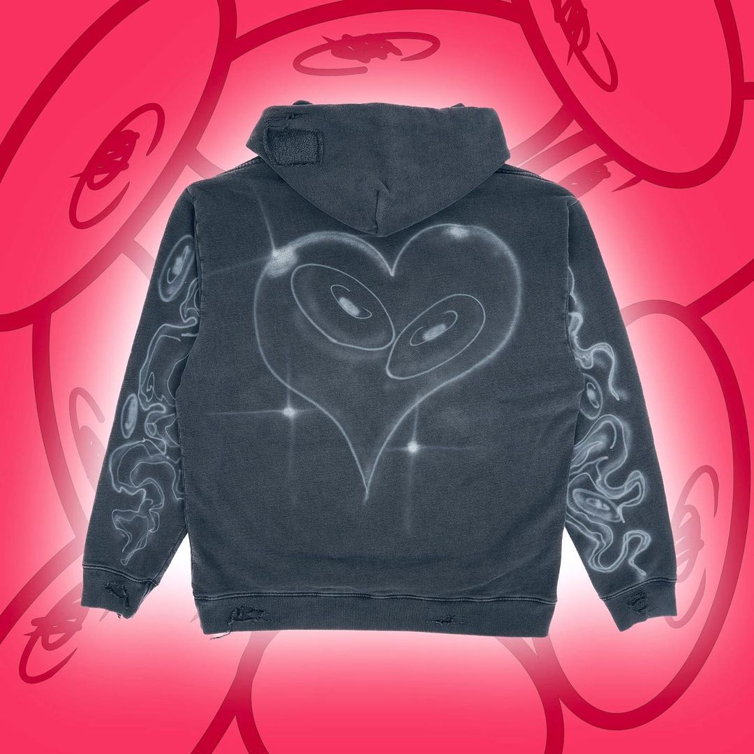 Pine tree pattern hoodie 