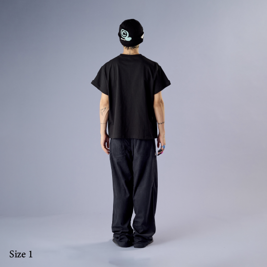 CPD HEART STITCH TEE / Black