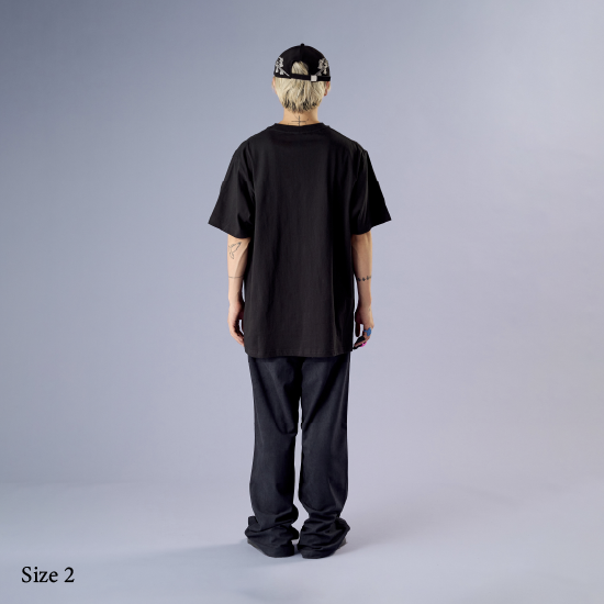 CPD HEART STITCH TEE / Black