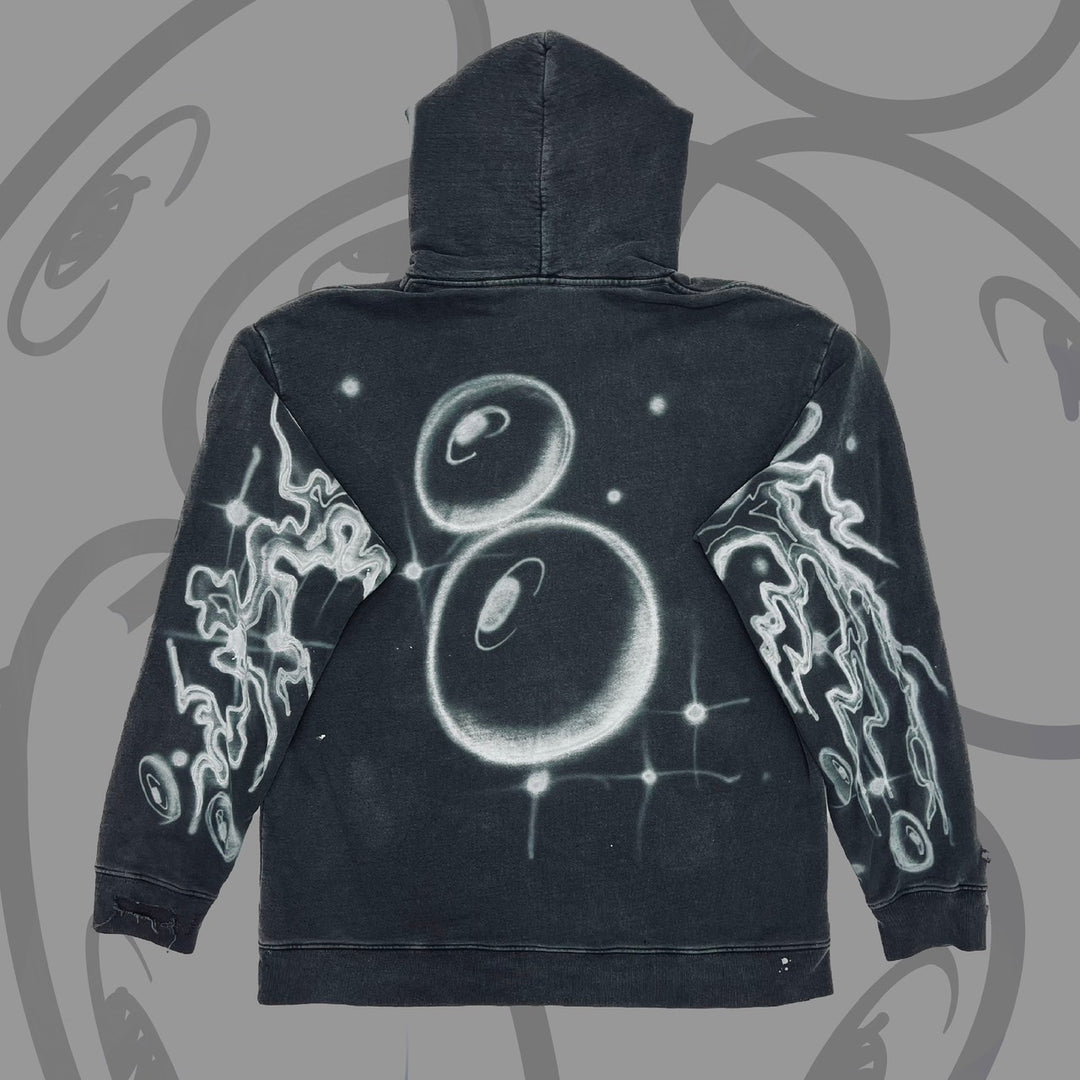 Pine tree pattern hoodie 