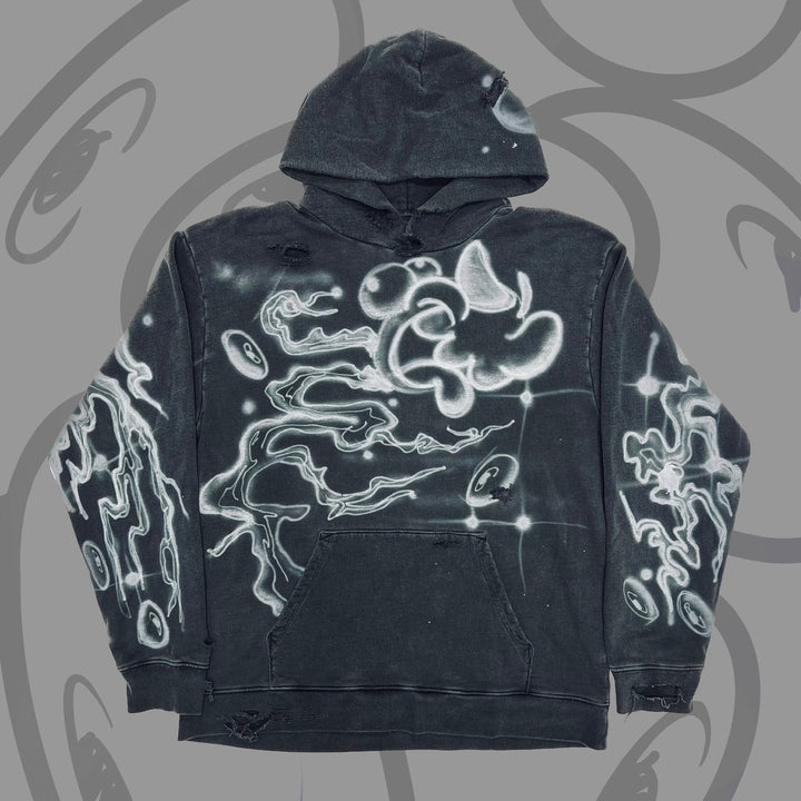 Pine tree pattern hoodie 