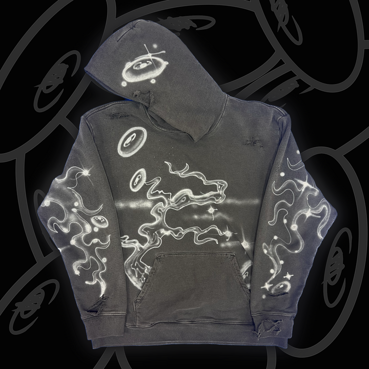 Pine tree pattern hoodie 